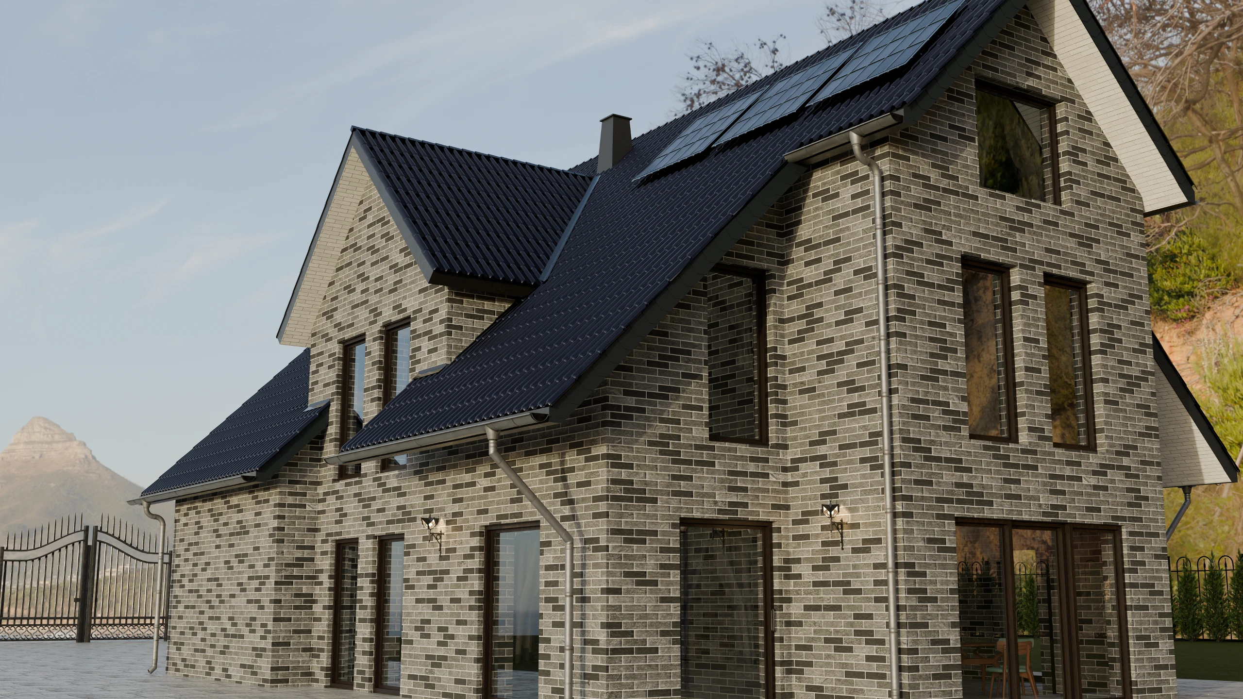 BRMIX040509L — installed on a house facade