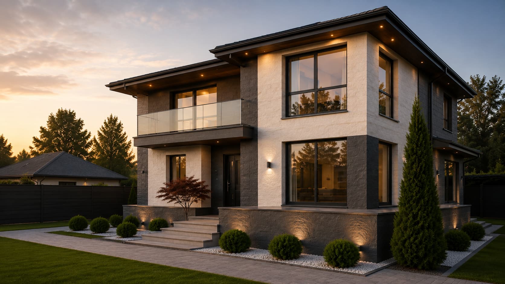 How to split facade insulation and cladding into stages