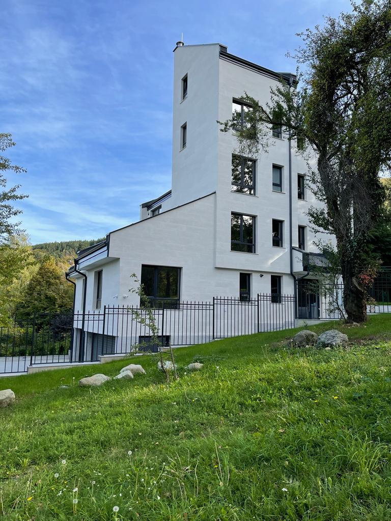 Germany — private house facade clad in flexible panels — 3