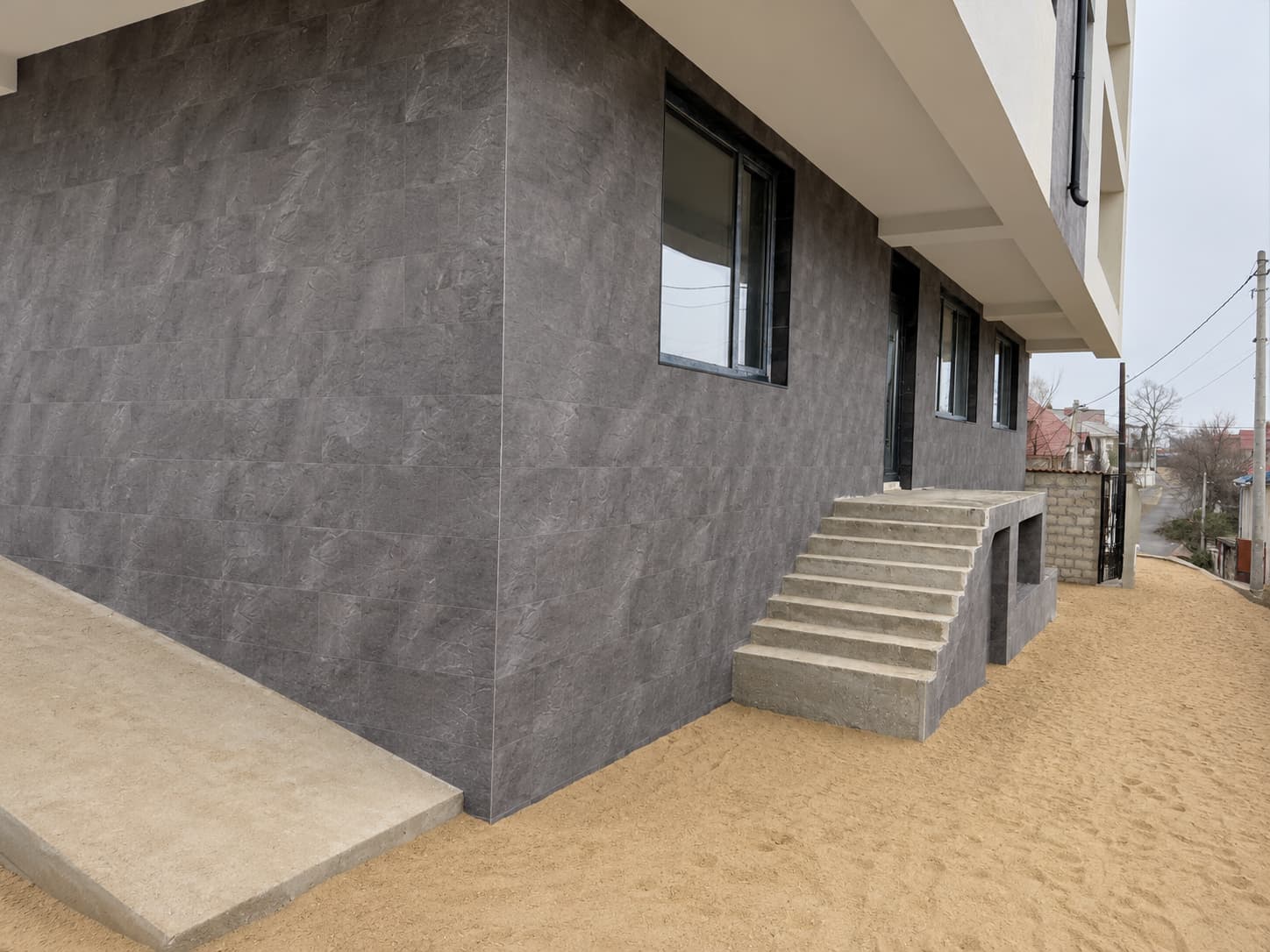 Flexible facade panels — house in Buiucani — 8