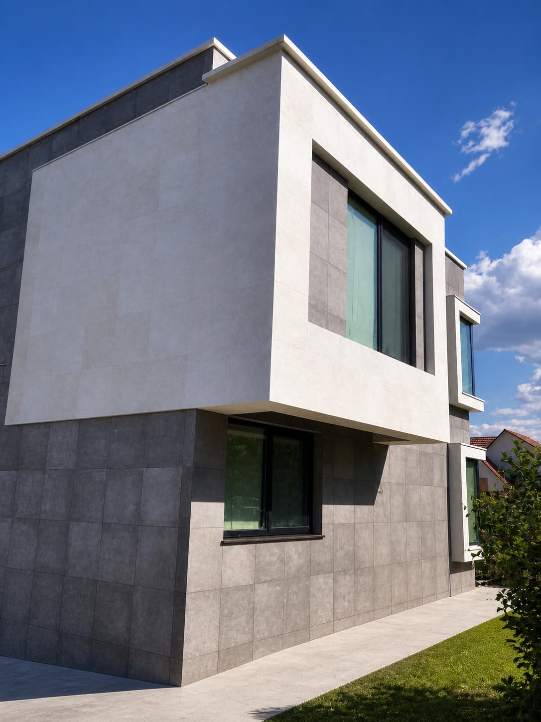 Flexible facade panels — private house in Chekany — 1