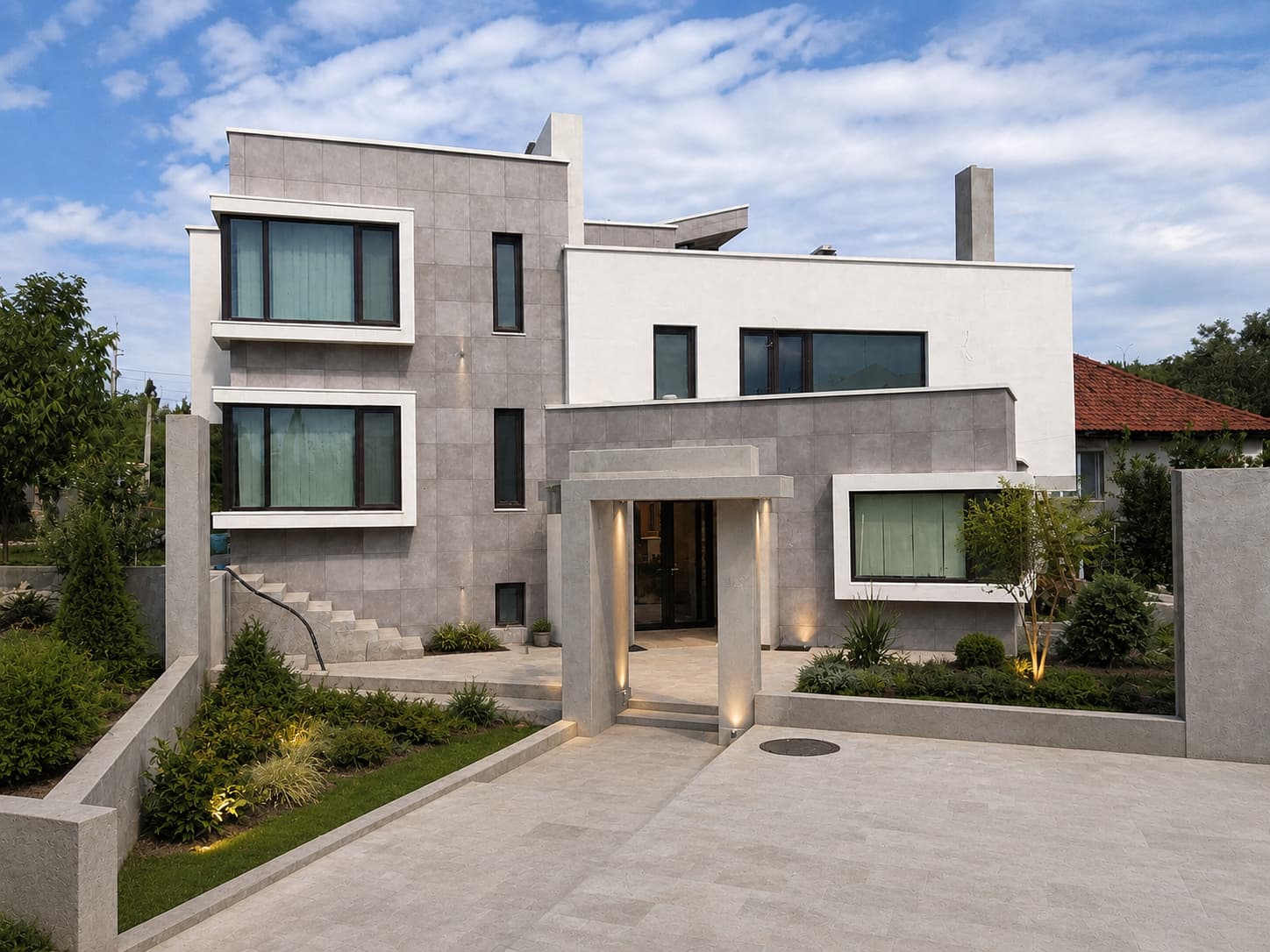 Flexible facade panels — private house in Chekany — 3
