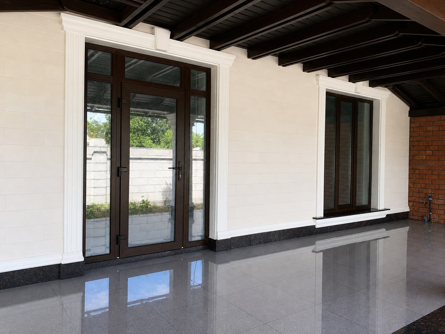 Manor in Durlesti — flexible tile facade — 3