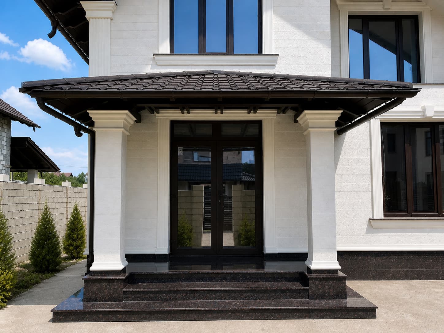 Manor in Durlesti — flexible tile facade — 7
