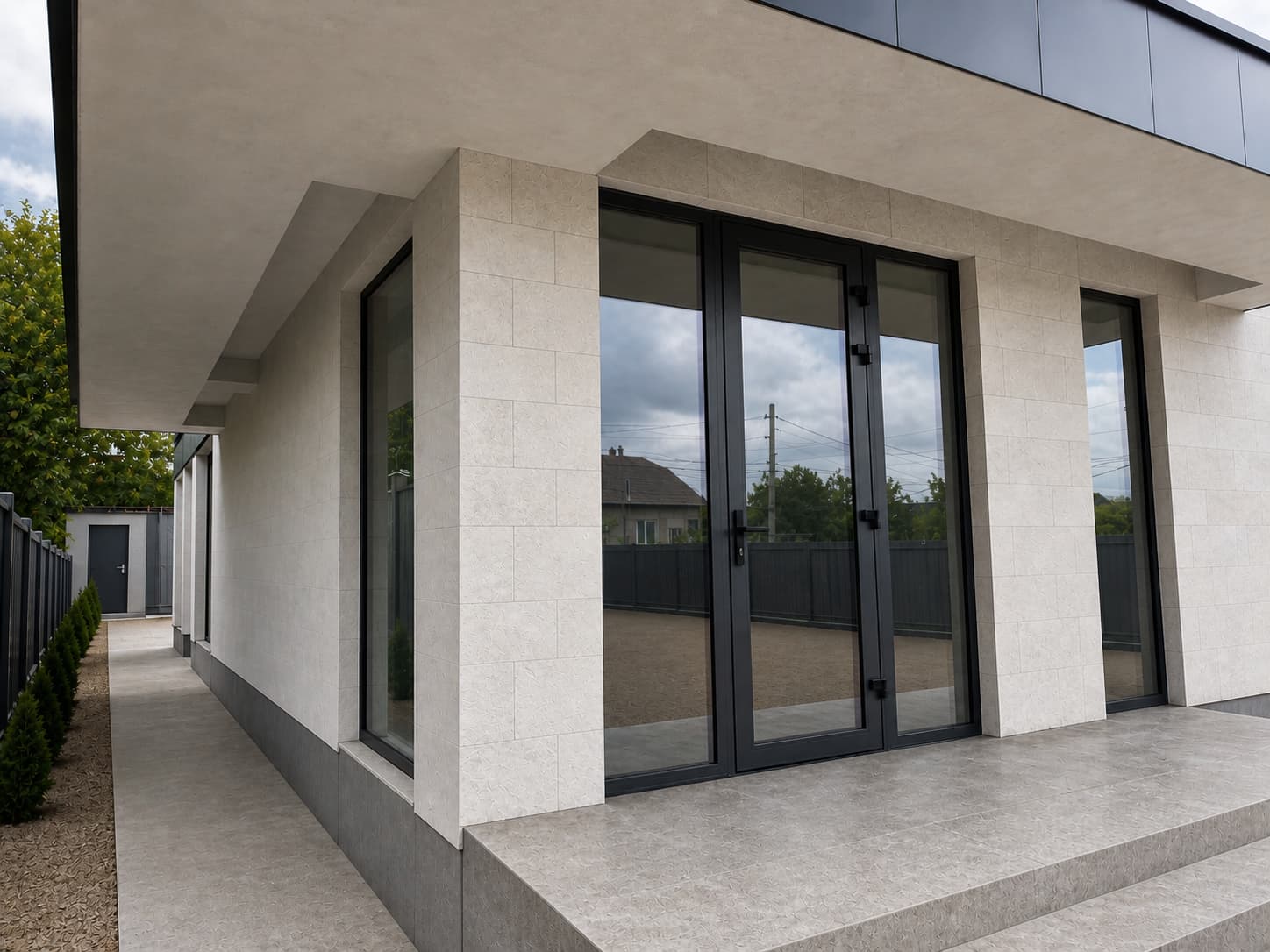 PletaFlex flexible stone – residence in Durlesti — 18