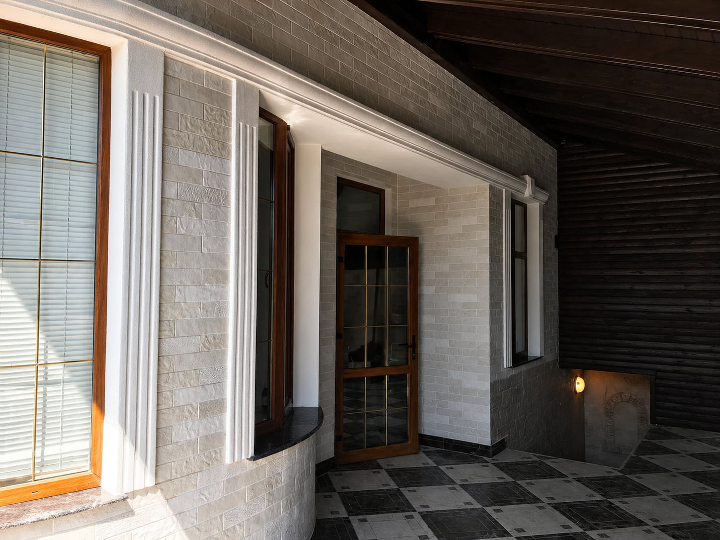 Private house in Telecentru — flexible stone facade — 2