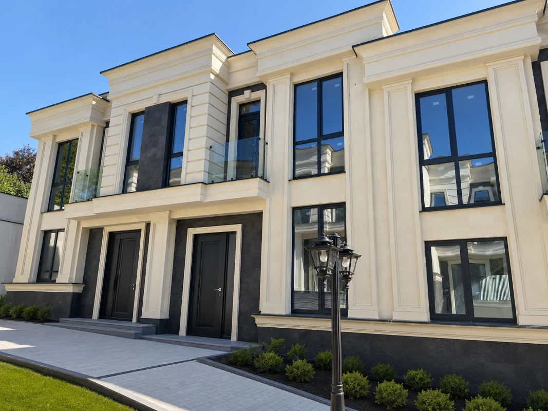 Pletaflex flexible cladding — houses in Telecentru